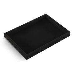Yinbeini Stackable Bracelet Ring Earring Necklace Display Tray Storage Dresser Drawer Organizer Microfiber Jewelry flat tray  P044
