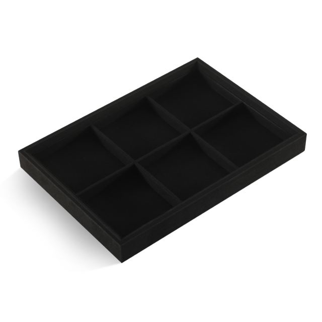 Yinbeini Microfiber Jewelry flat tray Stackable Bracelet Necklace Ring Earring  Display Tray Storage Dresser Drawer Organizer P045