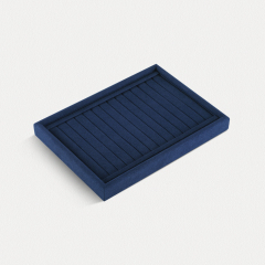 Yinbeini Microfiber Multifunction Jewelry Display Tray External right-angled surface arc Microfiber Jewelry Tray Ring Bracelet Earrings Necklace  Tray P048