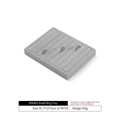 Yinbeini Velvet Jewelry Flat Lay Tray Soft Solid Color Background for Social Media Shooting and Daily Desktop Beautiful Storage P094
