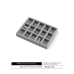 Yinbeini Delicate Small Accessories Velvet Storage Tray Soft Protection for Tiny Jewelry Pieces Essential for Jewelry Lovers and Collectors P096