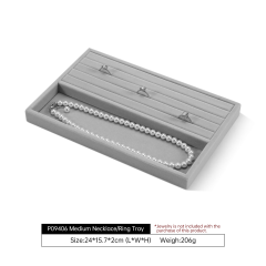 Yinbeini Velvet Jewelry Flat Lay Tray Soft Solid Color Background for Social Media Shooting and Daily Desktop Beautiful Storage P094