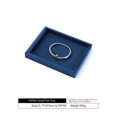 Yinbeini Velvet Jewelry Flat Lay Tray Soft Solid Color Background for Social Media Shooting and Daily Desktop Beautiful Storage P094