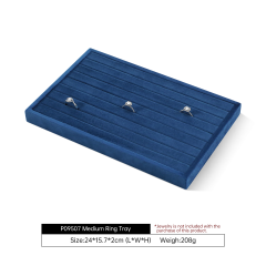 Yinbeini Velvet Jewelry Flat Lay Tray Soft Solid Color Background for Social Media Shooting and Daily Desktop Beautiful Storage P094