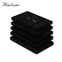 Yinbeini Delicate Small Accessories Velvet Storage Tray Soft Protection for Tiny Jewelry Pieces Essential for Jewelry Lovers and Collectors P096