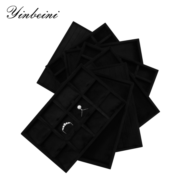 Yinbeini Delicate Small Accessories Velvet Storage Tray Soft Protection for Tiny Jewelry Pieces Essential for Jewelry Lovers and Collectors P096