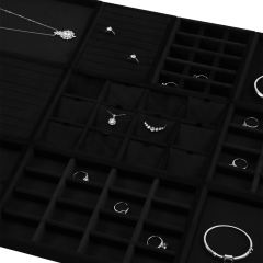 Yinbeini Delicate Small Accessories Velvet Storage Tray Soft Protection for Tiny Jewelry Pieces Essential for Jewelry Lovers and Collectors P096