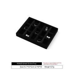 Yinbeini Velvet Jewelry Flat Lay Tray Soft Solid Color Background for Social Media Shooting and Daily Desktop Beautiful Storage P094