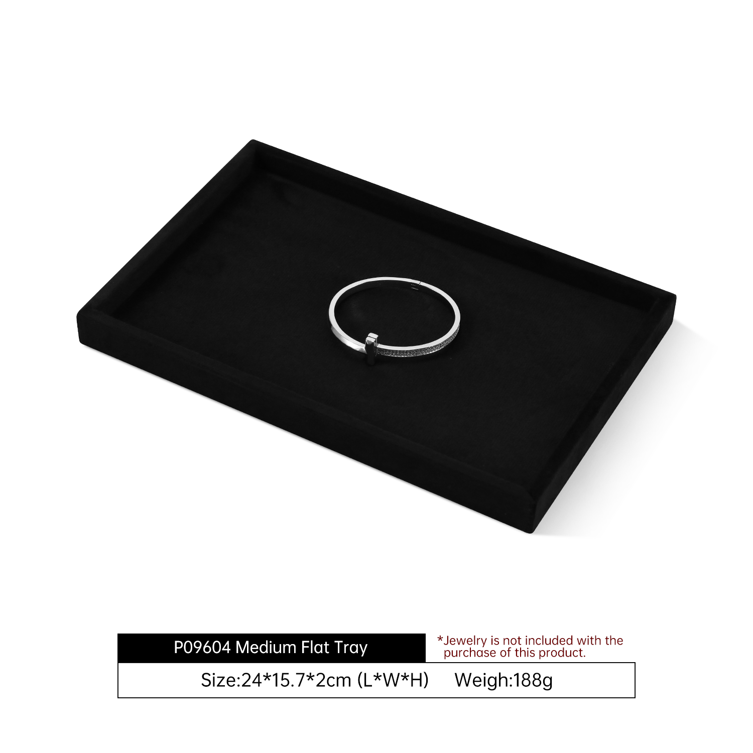 Yinbeini Velvet Jewelry Flat Lay Tray Soft Solid Color Background for Social Media Shooting and Daily Desktop Beautiful Storage P094
