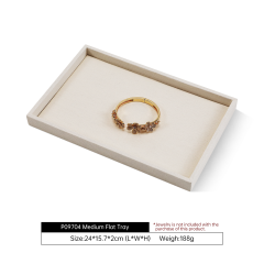 Yinbeini Evening Party Jewelry Linen Tray Match High Grade Accessories Suitable For High Social Occasion Display P098