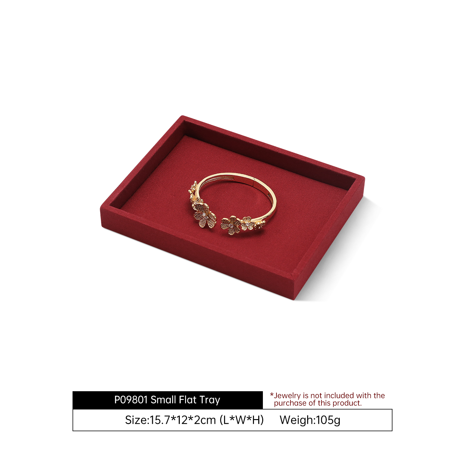 Yinbeini Evening Party Jewelry Linen Tray Match High Grade Accessories Suitable For High Social Occasion Display P098