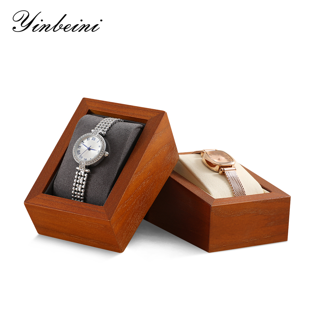 Yinbeini solid wooden watch display support watch display props jewelry display props  watch jewelry holder SM027