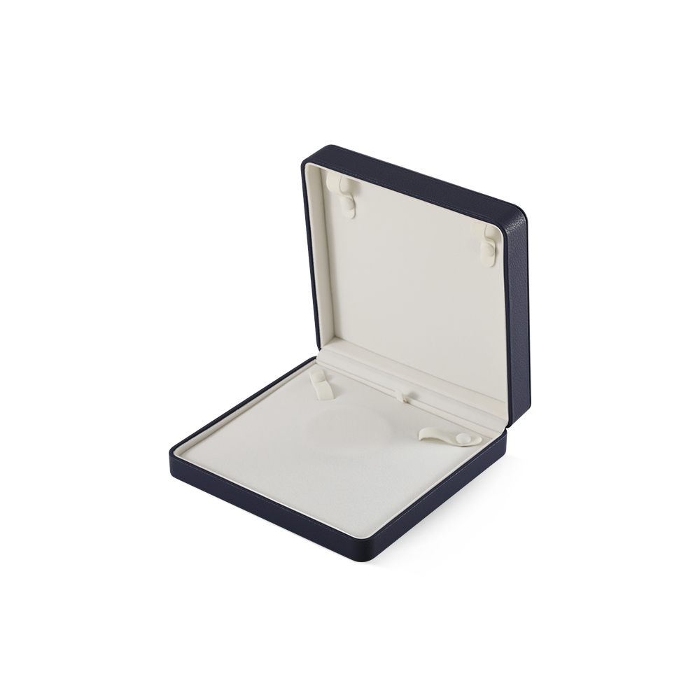 Yinbeini PU Leather Wedding Ring Box Jewelry Display Organizer Bracelet Box Earrings Long Necklace Storage Box Gift Proposal Box H001