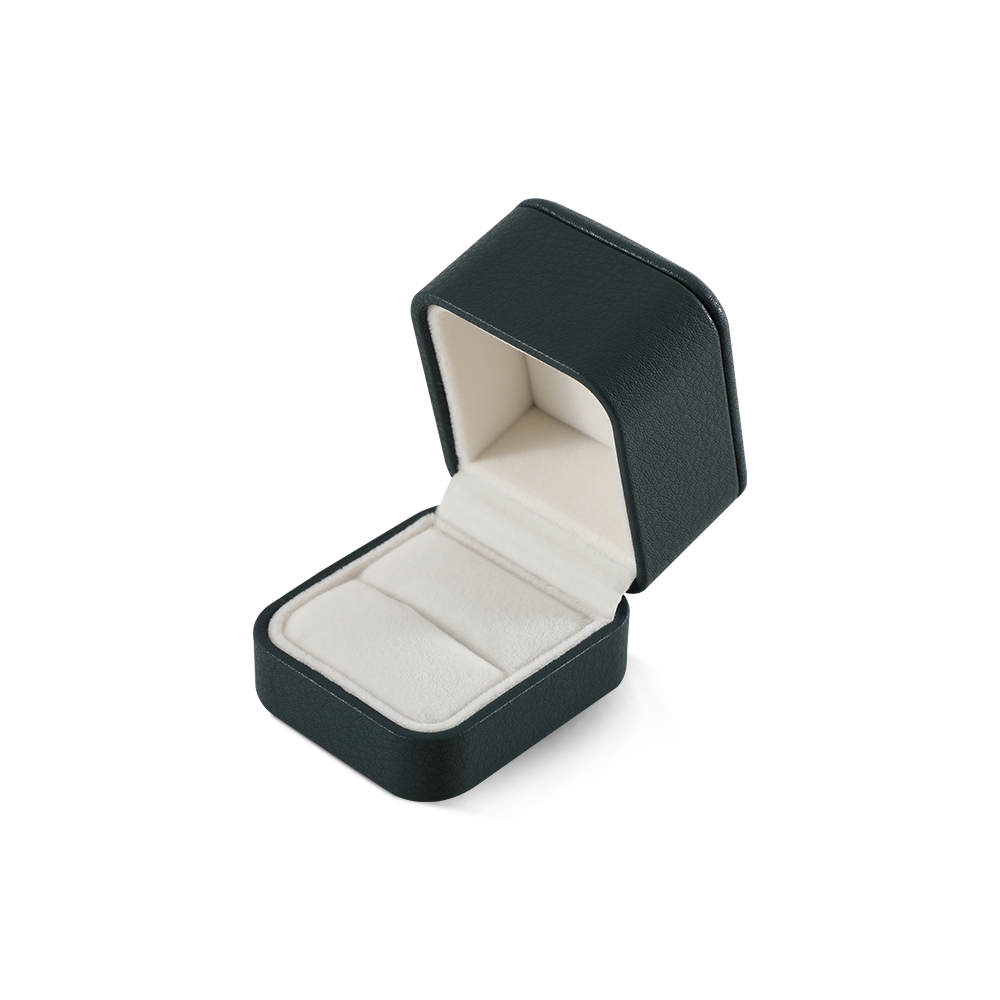 Yinbeini PU Leather Wedding Ring Box Jewelry Display Organizer Bracelet Box Earrings Long Necklace Storage Box Gift Proposal Box H001
