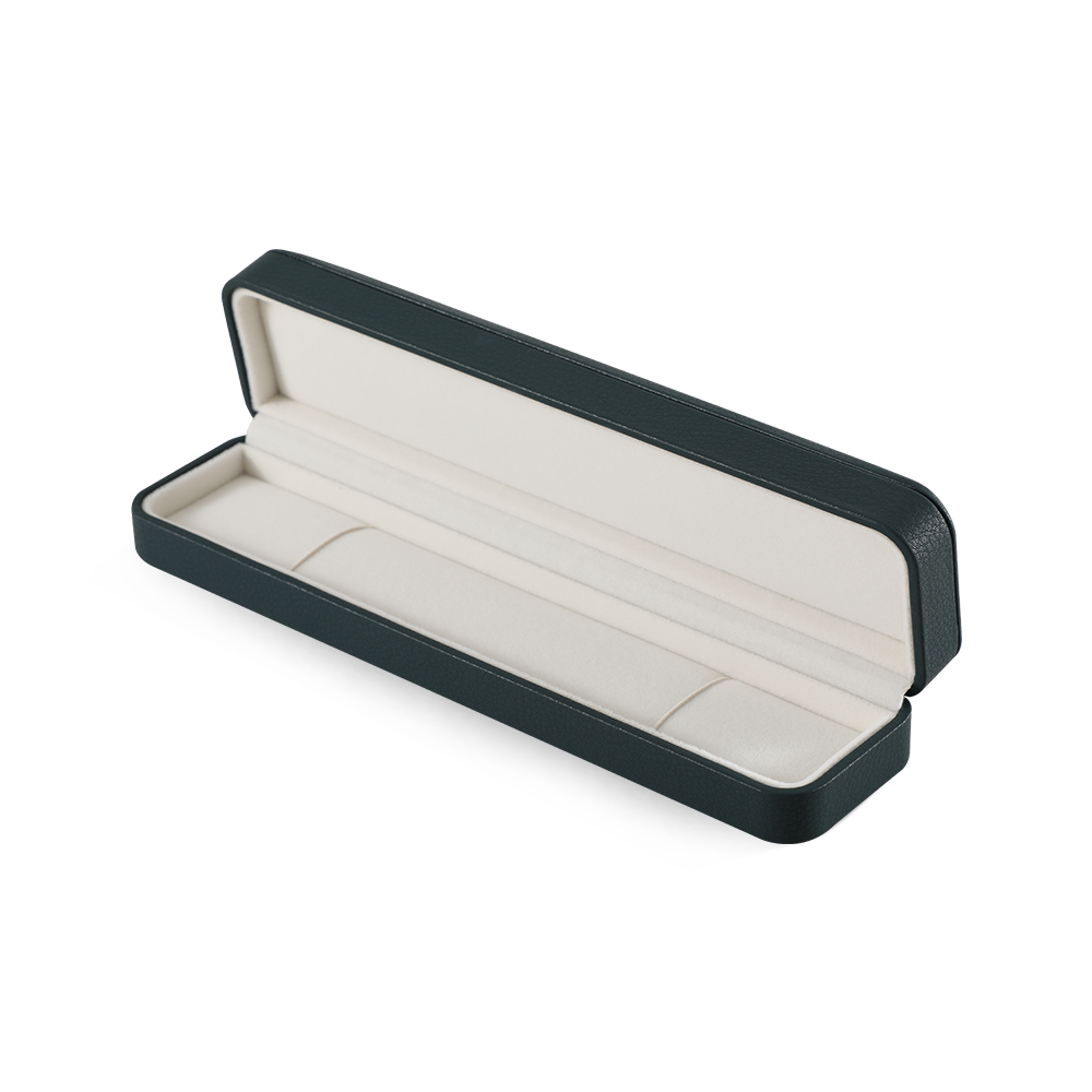 Yinbeini PU Leather Wedding Ring Box Jewelry Display Organizer Bracelet Box Earrings Long Necklace Storage Box Gift Proposal Box H001