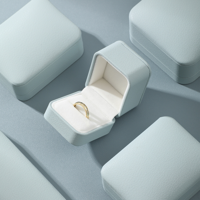 Yinbeini PU Leather Bracelet Box Long Necklace Earrings Storage Box Jewelry Display Organizer Wedding Ring Box Gift Proposal Box