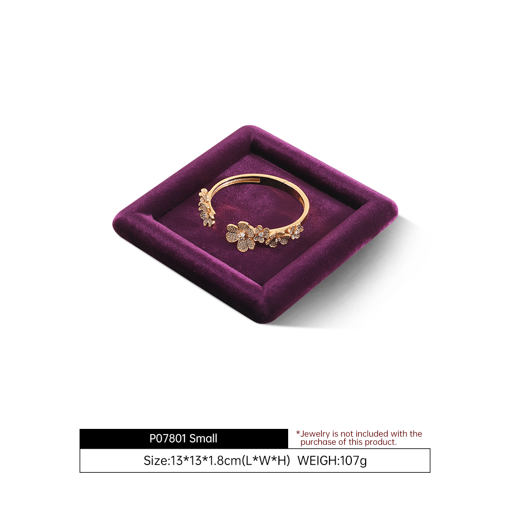 Yinbeini Velvet Jewelry Display Props for Small Jewelry Boutiques Compact Design for Limited Counter Space P080