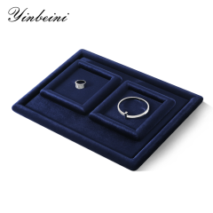 Yinbeini Velvet Jewelry Display Props for Small Jewelry Boutiques Compact Design for Limited Counter Space P080