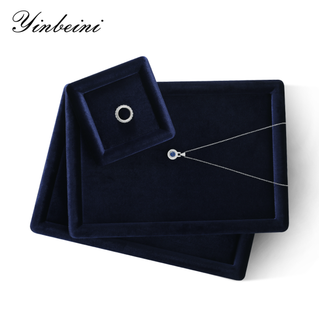 Yinbeini Velvet Jewelry Display Props for Small Jewelry Boutiques Compact Design for Limited Counter Space P080