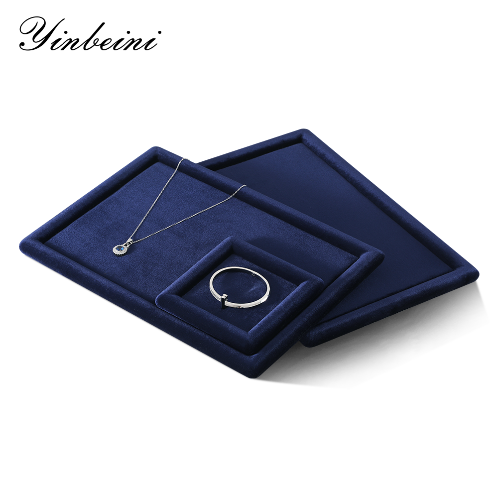 Yinbeini Velvet Jewelry Display Props for Small Jewelry Boutiques Compact Design for Limited Counter Space P080