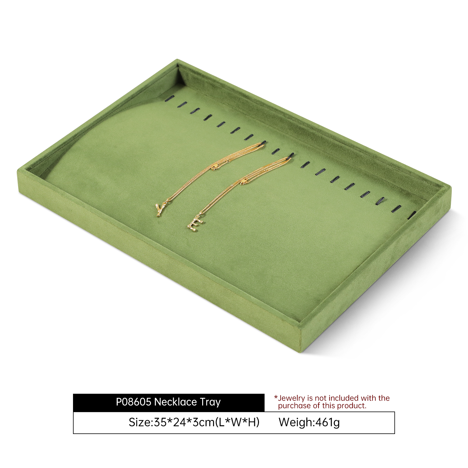 Yinbeini Purple Velvet Jewelry Display Tray for Cross border E commerce Stores Perfect for Product Photos and Listings P088