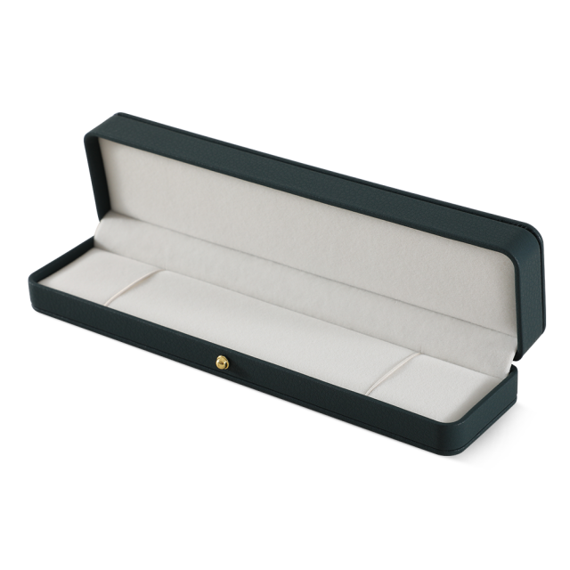yinbeini PU Leather  Long Chain Jewelry Organizer Bracelet Long Necklace Storage Box Engagement Proposal Wedding Ring Display Box H009