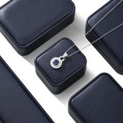 Yinbeini  PU Leather Gift Proposal Box Jewelry Display Organizer Wedding Ring Box Bracelet Long Earrings Necklace Storage Case H012