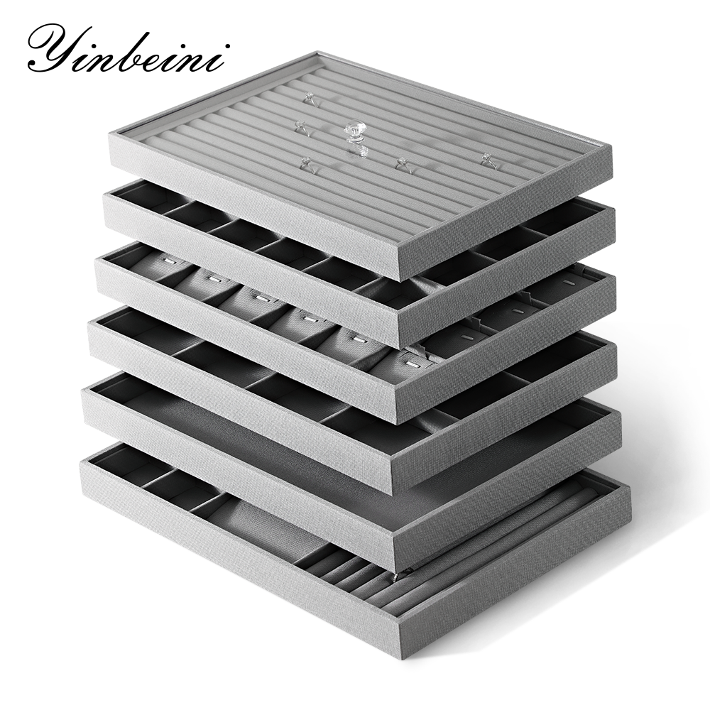 Yinbeini Tiny Dainty Jewelry Special Linen Jewelry Tray Prevent Small Accessories From Falling Easy Management Of Mini Daily Ornaments P065