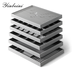 Yinbeini Tiny Dainty Jewelry Special Linen Jewelry Tray Prevent Small Accessories From Falling Easy Management Of Mini Daily Ornaments P065