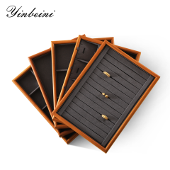 Yinbeini Jewelry Solid Wood Tray Soft Background Highlight Detail Texture Help Jewelry Merchant Product Display Sale P068