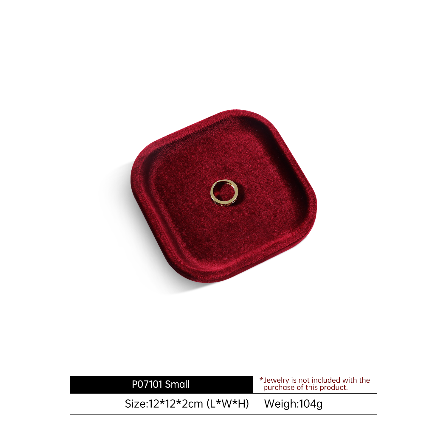 Yinbeini Portable Velvet Jewelry Display Tray for Outdoor Stall Use Convenient for Handmade Seller Market Sale and Travel Jewelry Arrangement P073