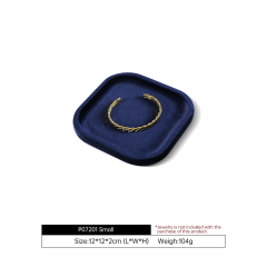 Yinbeini Portable Velvet Jewelry Display Tray for Outdoor Stall Use Convenient for Handmade Seller Market Sale and Travel Jewelry Arrangement P073