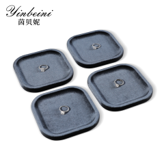 Yinbeini Portable Velvet Jewelry Display Tray for Outdoor Stall Use Convenient for Handmade Seller Market Sale and Travel Jewelry Arrangement P073