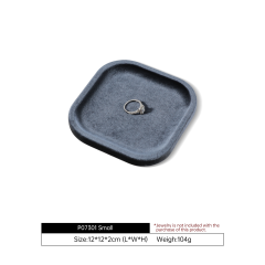 Yinbeini Specialized Bracelet Bangle Velvet Display Tray Wide Surface Design for Various Wrist Accessories Suitable for Retail Counter P072