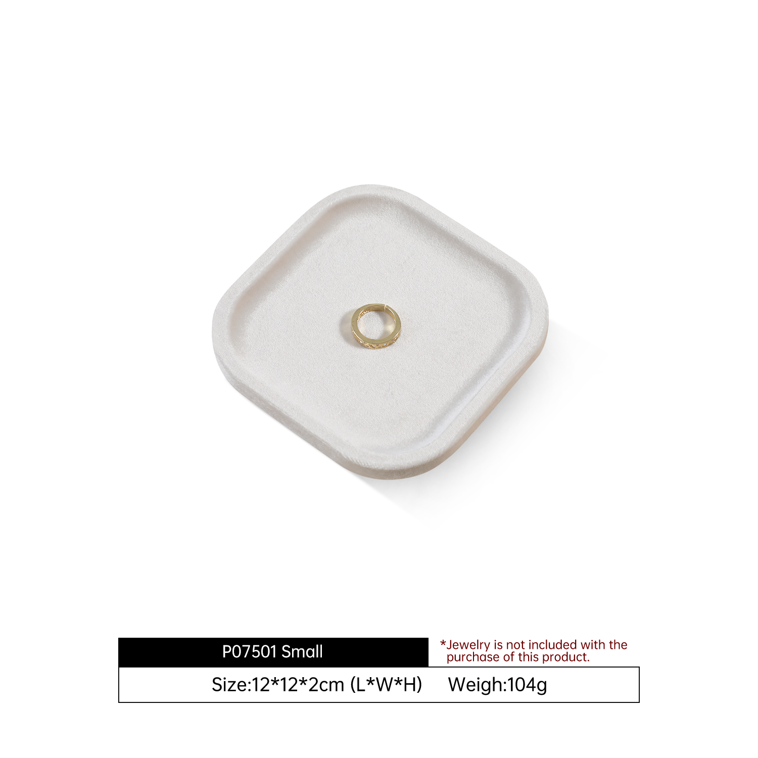 Yinbeini Portable Velvet Jewelry Display Tray for Outdoor Stall Use Convenient for Handmade Seller Market Sale and Travel Jewelry Arrangement P073