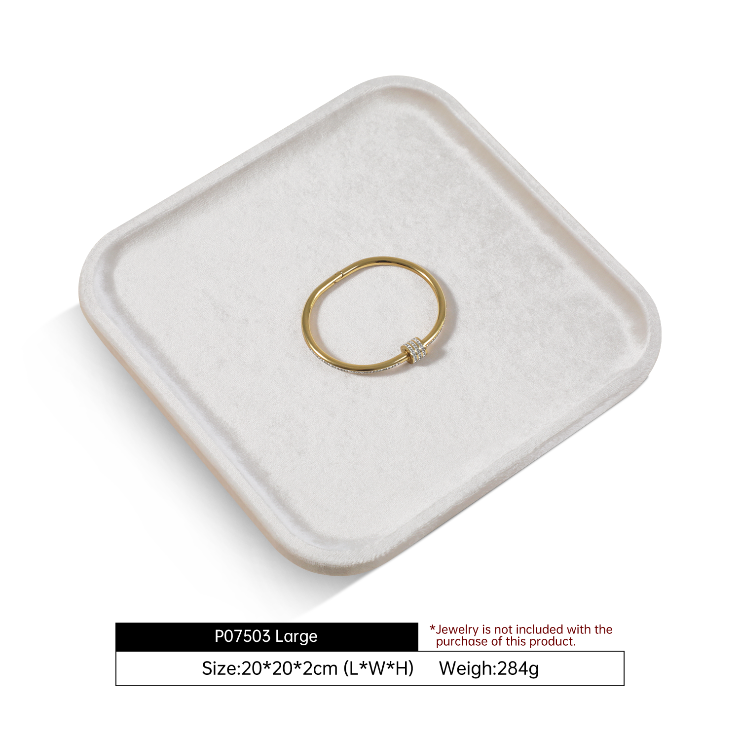 Yinbeini Portable Velvet Jewelry Display Tray for Outdoor Stall Use Convenient for Handmade Seller Market Sale and Travel Jewelry Arrangement P073