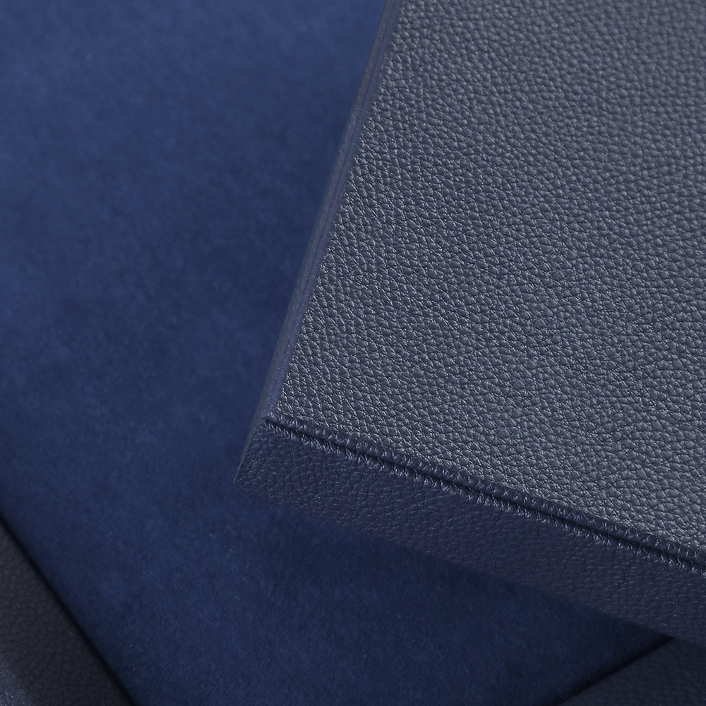 Yinbeini Midnight Blue Velvet Jewelry Counter Tray Smooth Leather Protection for Fine Jewelry Suitable for Jewelry Store Display P077