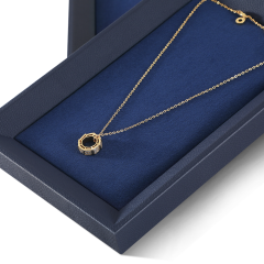 Yinbeini Midnight Blue Velvet Jewelry Counter Tray Smooth Leather Protection for Fine Jewelry Suitable for Jewelry Store Display P077