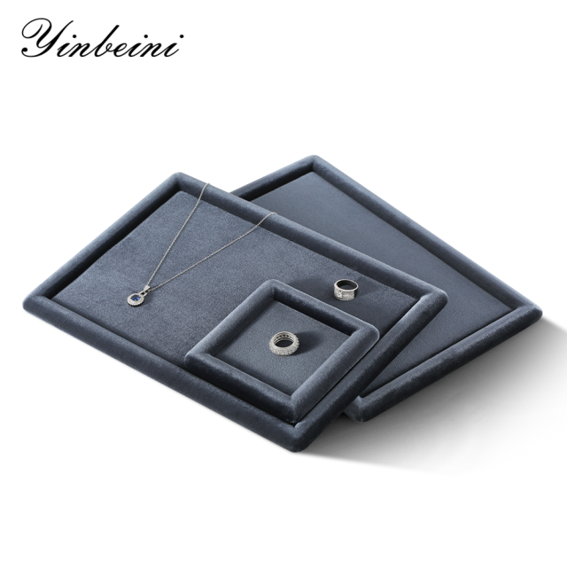 Yinbeini Velvet Jewelry Necklace Display Props Soft Lining to Protect Delicate Pearls from Scratches P081