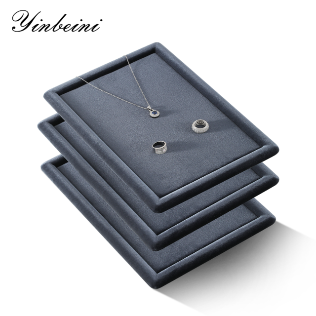 Yinbeini Velvet Jewelry Necklace Display Props Soft Lining to Protect Delicate Pearls from Scratches P081