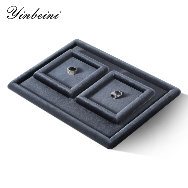 Yinbeini Velvet Jewelry Necklace Display Props Soft Lining to Protect Delicate Pearls from Scratches P081