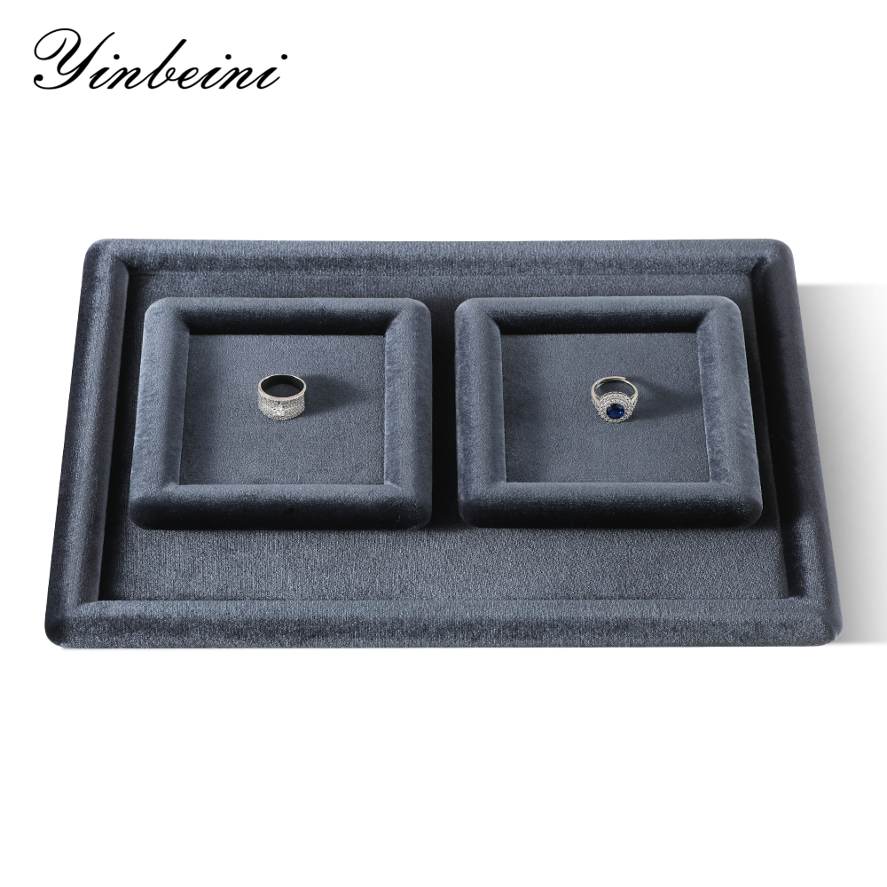 Yinbeini Velvet Jewelry Necklace Display Props Soft Lining to Protect Delicate Pearls from Scratches P081