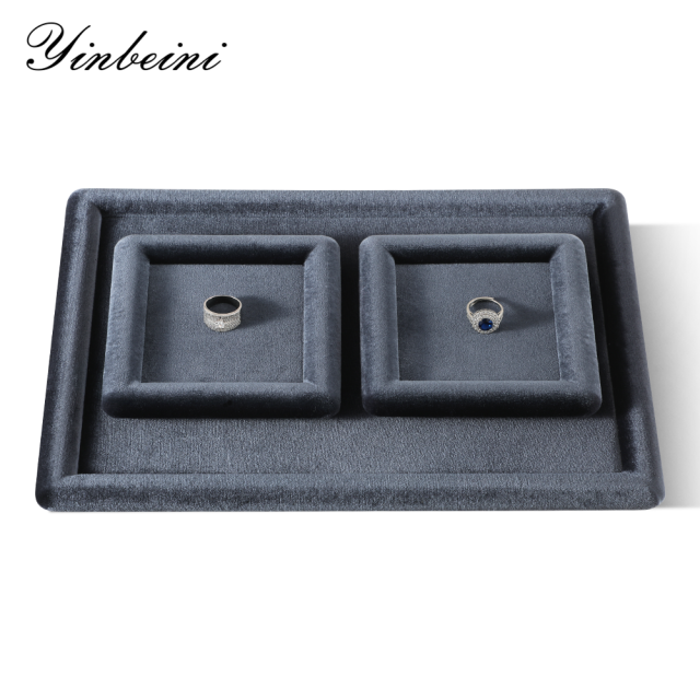 Yinbeini Velvet Jewelry Necklace Display Props Soft Lining to Protect Delicate Pearls from Scratches P081