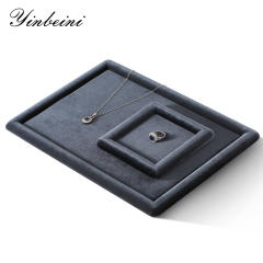 Yinbeini Velvet Jewelry Necklace Display Props Soft Lining to Protect Delicate Pearls from Scratches P081