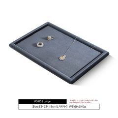Yinbeini Classic Timeless Velvet Jewelry Tray Suitable for All Jewelry Styles and Home Decor Never Goes Out of Style P082