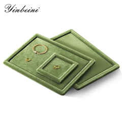 Yinbeini Classic Timeless Velvet Jewelry Tray Suitable for All Jewelry Styles and Home Decor Never Goes Out of Style P082
