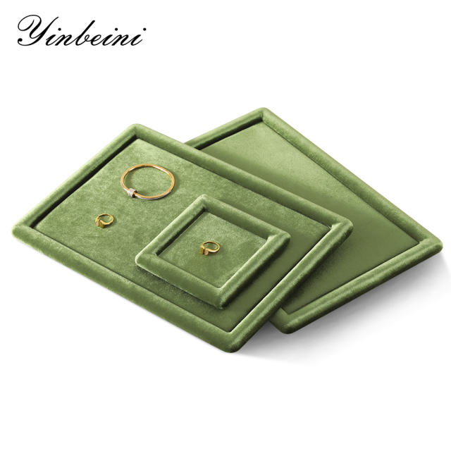 Yinbeini Classic Timeless Velvet Jewelry Tray Suitable for All Jewelry Styles and Home Decor Never Goes Out of Style P082