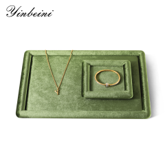 Yinbeini Classic Timeless Velvet Jewelry Tray Suitable for All Jewelry Styles and Home Decor Never Goes Out of Style P082