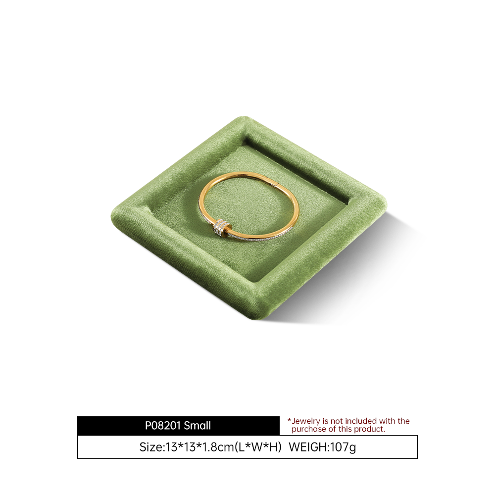 Yinbeini Velvet Jewelry Necklace Display Props Soft Lining to Protect Delicate Pearls from Scratches P081