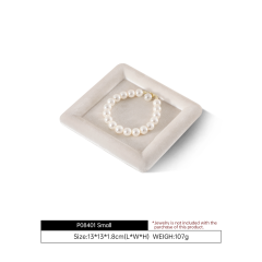 Yinbeini Velvet Jewelry Necklace Display Props Soft Lining to Protect Delicate Pearls from Scratches P081